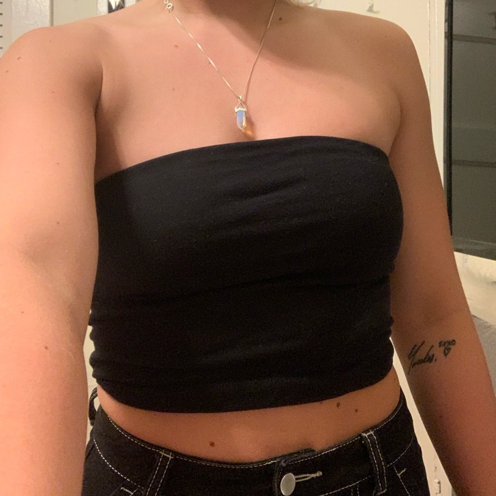 Blank strapless top